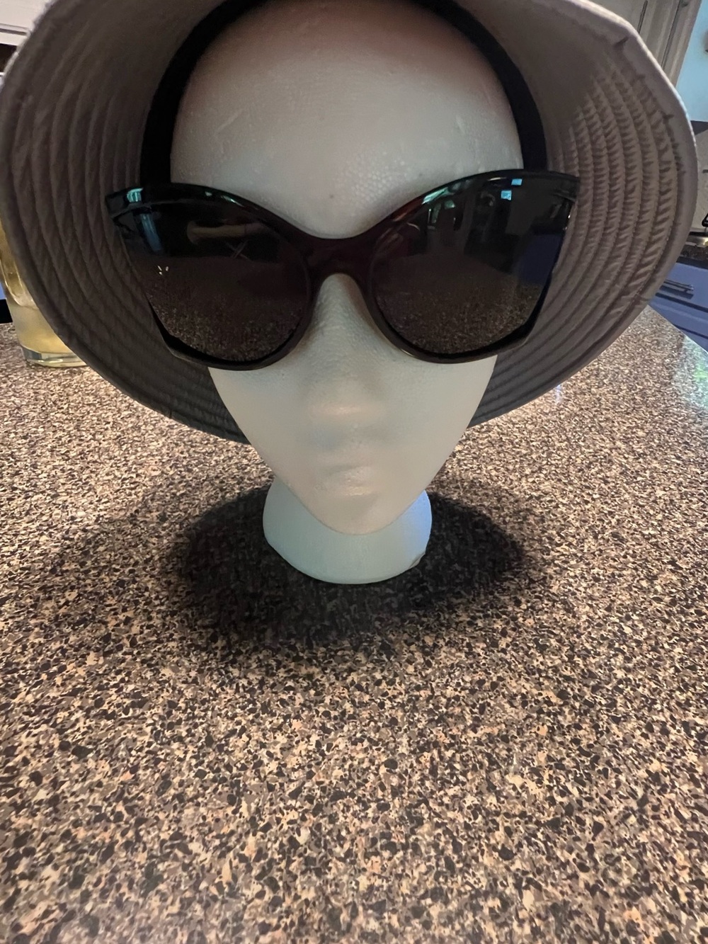 Balenciaga Black Cat-Eye Sunglasses for Women